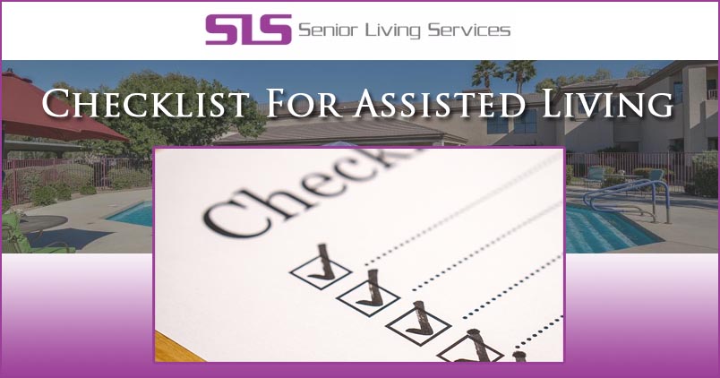 Checklist For Assisted Living - SLS - Senior Living Services