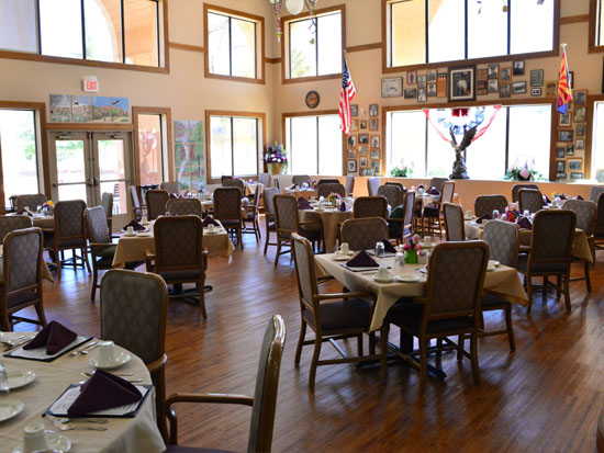 Assisted Living Dining Rooms At Sedona Winds