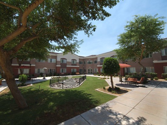 Assisted Living Courtyard Phoenix Arizona Independent Living Courtyard Sun City West Arizona